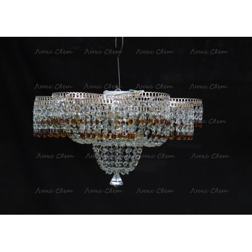 Люстра Лотос чайная в Новокузнецке Гусь Хрустальный