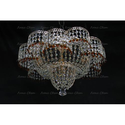 Люстра Лотос чайная в Новокузнецке Гусь Хрустальный