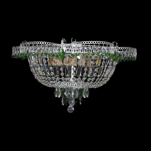 Люстра Ромашка цветная в Новокузнецке Гусь Хрустальный