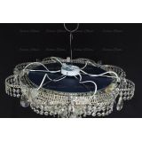 Люстра Ромашка 6 ламп, цвет фурнитуры: серебро, Люстры Гусь Хрустальный Люстра Ромашка 6 ламп, цвет фурнитуры: серебро, Люстры Гусь Хрустальный