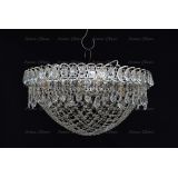 Люстра Водоворот Сетка, диаметр 500 мм, серебро, Люстры Гусь Хрустальный Люстра Водоворот Сетка, диаметр 500 мм, серебро, Люстры Гусь Хрустальный