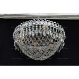 Люстра Водоворот Сетка, диаметр 500 мм, серебро, Люстры Гусь Хрустальный Люстра Водоворот Сетка, диаметр 500 мм, серебро, Люстры Гусь Хрустальный