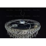 Люстра Водоворот Сетка, диаметр 500 мм, серебро, Люстры Гусь Хрустальный Люстра Водоворот Сетка, диаметр 500 мм, серебро, Люстры Гусь Хрустальный