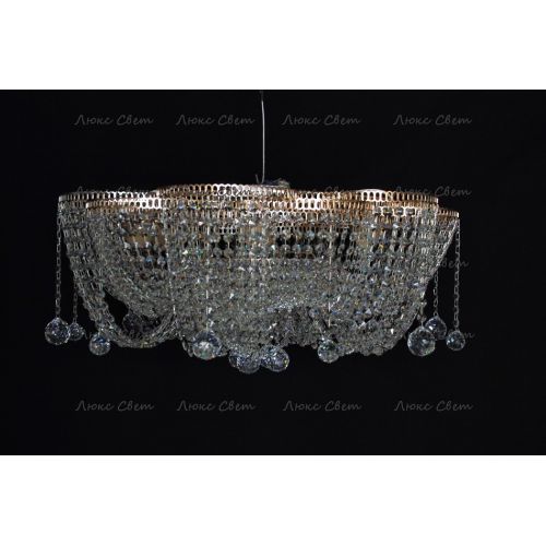 Люстра Лотос Астра 6 ламп в Новокузнецке Гусь Хрустальный