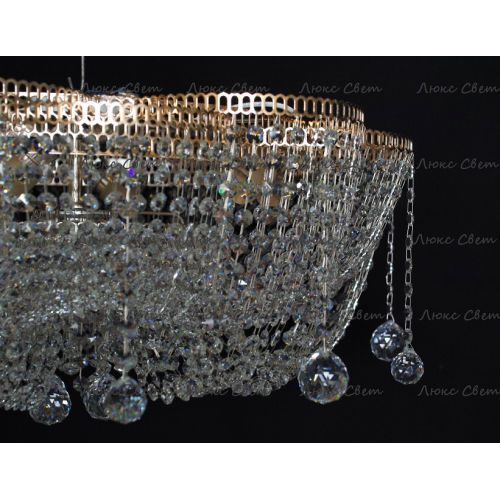 Люстра Лотос Астра 6 ламп в Новокузнецке Гусь Хрустальный