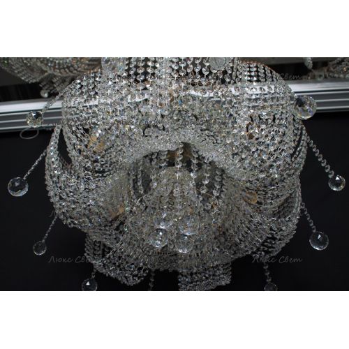 Люстра Лотос Астра 6 ламп в Новокузнецке Гусь Хрустальный