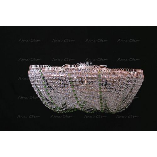 Люстра Лотос  Елена цветная № 1 в Новокузнецке Гусь Хрустальный