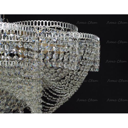 Люстра Лотос Василиса 6 ламп в Новокузнецке Гусь Хрустальный