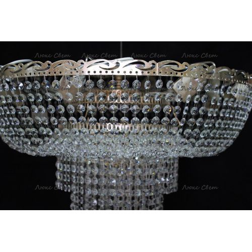 Люстра Анжелика пирамида обтикон в Новокузнецке Гусь Хрустальный