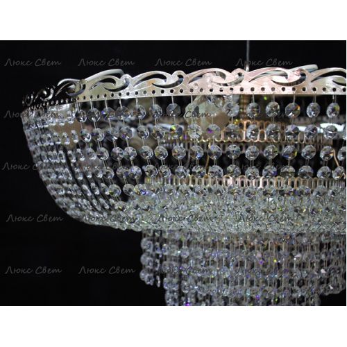 Люстра Анжелика пирамида обтикон в Новокузнецке Гусь Хрустальный