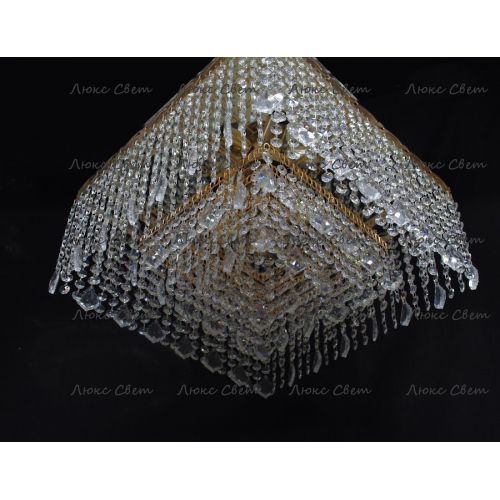 Люстра Квадрат гамма дубик длинная в Новокузнецке Гусь Хрустальный