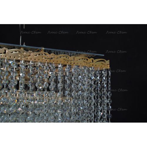 Люстра Квадрат гамма дубик длинная в Новокузнецке Гусь Хрустальный