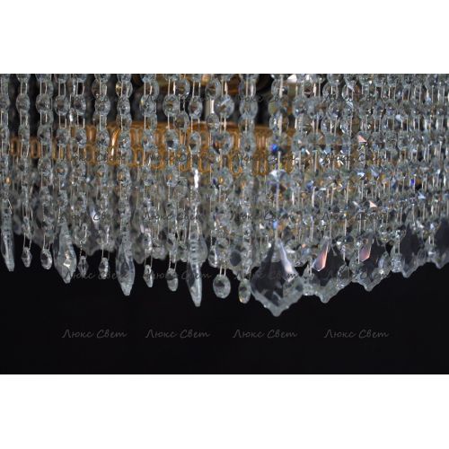 Люстра Квадрат гамма дубик длинная в Новокузнецке Гусь Хрустальный