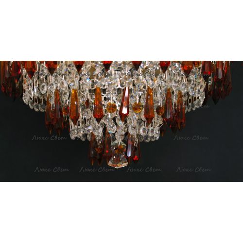 Люстра Ромашка хризантема чайная карандаш большой в Новокузнецке Гусь Хрустальный