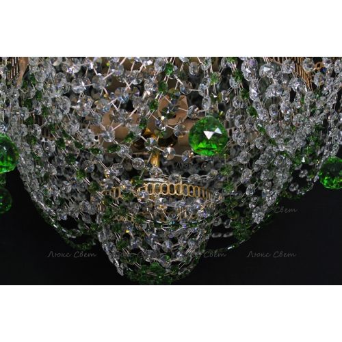 Люстра Ромашка Аленка цветная в Новокузнецке Гусь Хрустальный