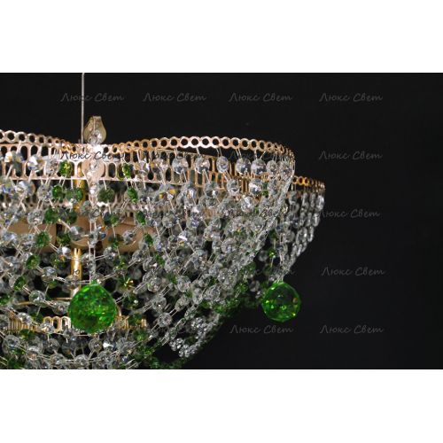 Люстра Ромашка Аленка цветная в Новокузнецке Гусь Хрустальный