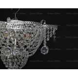 Люстра Ромашка Аленка, цвет фурнитуры: серебро, Люстры Гусь Хрустальный Люстра Ромашка Аленка, цвет фурнитуры: серебро, Люстры Гусь Хрустальный