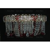 Люстра Водоворот Мария красная  в Новокузнецке