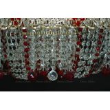 Люстра Водоворот Мария красная  в Новокузнецке