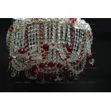 Люстра Водоворот Мария красная  в Новокузнецке