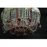 Люстра Водоворот Мария красная  в Новокузнецке