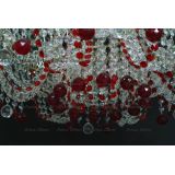 Люстра Водоворот Мария красная  в Новокузнецке