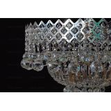 Люстра Водопад корона № 1, цвет фурнитуры: серебро, Люстры Гусь Хрустальный Люстра Водопад корона № 1, цвет фурнитуры: серебро, Люстры Гусь Хрустальный