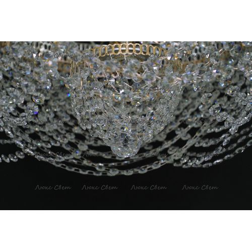 Люстра Водопад Роза в Новокузнецке Гусь Хрустальный