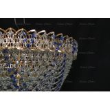Люстра Водопад Роза синяя в Новокузнецке