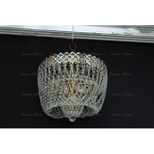 Люстра Водопад корона № 3 в Новокузнецке Гусь Хрустальный