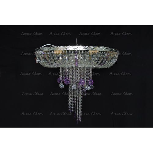 Люстра Анжелика 1 шар 40 мм фиолетовая в Новокузнецке Люстра Анжелика 1 шар 40 мм фиолетовая в Новокузнецке