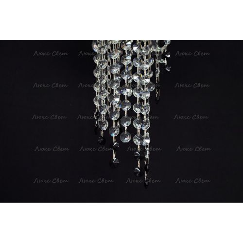 Люстра Анжелика 1 шар 40 мм черная в Новокузнецке Гусь Хрустальный