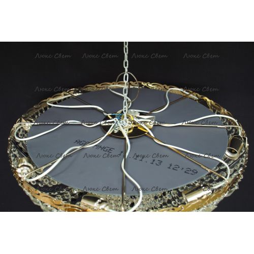 Люстра Анжелика 1 шар 40 мм черная в Новокузнецке Гусь Хрустальный