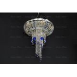 Люстра Анжелика 1 шар 40 синяя в Новокузнецке Люстра Анжелика 1 шар 40 синяя в Новокузнецке