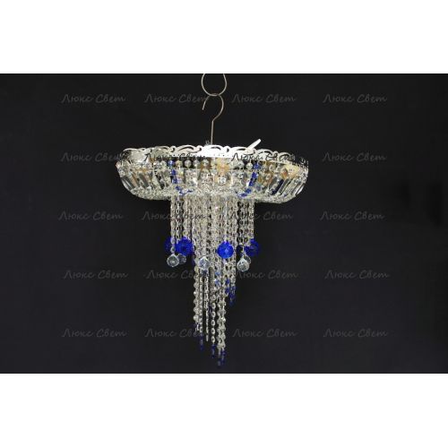 Люстра Анжелика 1 шар 40 синяя в Новокузнецке Люстра Анжелика 1 шар 40 синяя в Новокузнецке