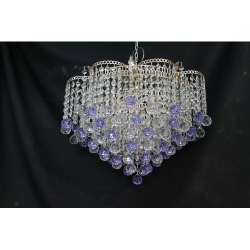 Люстра Ромашка Крона цветная в Новокузнецке Гусь Хрустальный