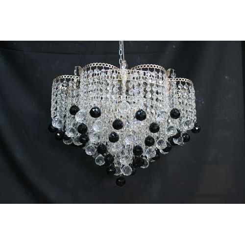 Люстра Ромашка Крона цветная в Новокузнецке Гусь Хрустальный