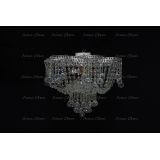 Люстра Лотос Анна, цвет фурнитуры: серебро, Люстры Гусь Хрустальный