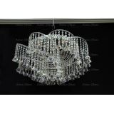 Люстра Космос конус, Диаметр 700 мм, 6 ламп, серебро, Люстры Гусь Хрустальный Люстра Космос конус, Диаметр 700 мм, 6 ламп, серебро, Люстры Гусь Хрустальный