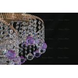 Люстра Космос шар 40 мм фиолетовая в Новокузнецке