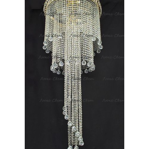 Люстра Водопад длинный в Новокузнецке Гусь Хрустальный