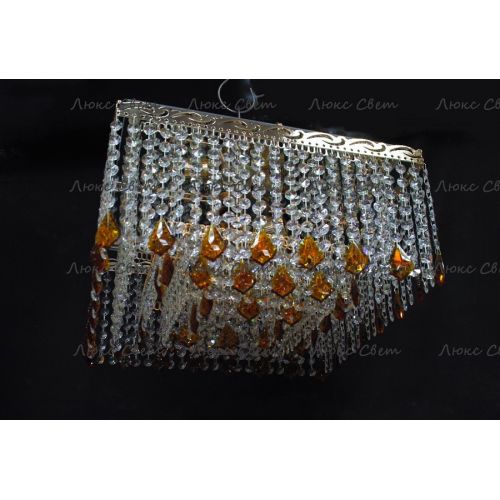 Люстра Квадрат Гамма дубик чайный  в Новокузнецке Гусь Хрустальный