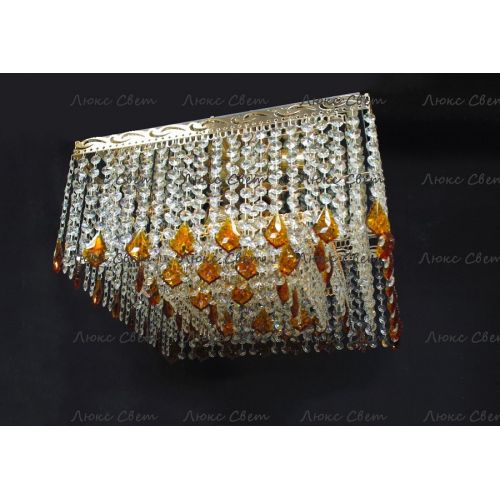 Люстра Квадрат Гамма дубик чайный  в Новокузнецке Гусь Хрустальный