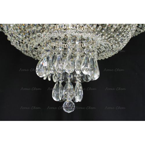 Люстра Водопад камень обтикон в Новокузнецке Гусь Хрустальный