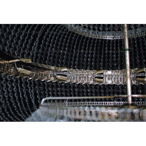 Люстра Водопад камень обтикон в Новокузнецке Гусь Хрустальный