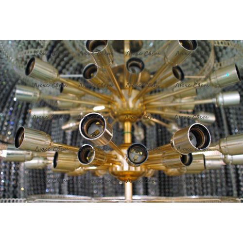 Люстра Лотос 1500 мм в Новокузнецке Гусь Хрустальный