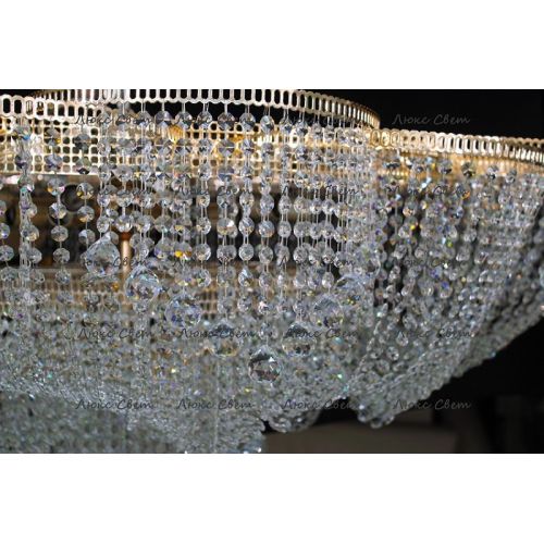 Люстра Лотос 1500 мм в Новокузнецке Гусь Хрустальный