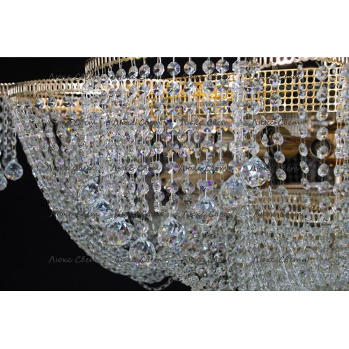 Люстра Лотос 1500 мм в Новокузнецке Гусь Хрустальный