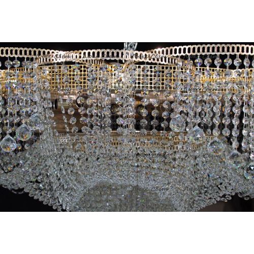 Люстра Лотос 1500 мм в Новокузнецке Гусь Хрустальный