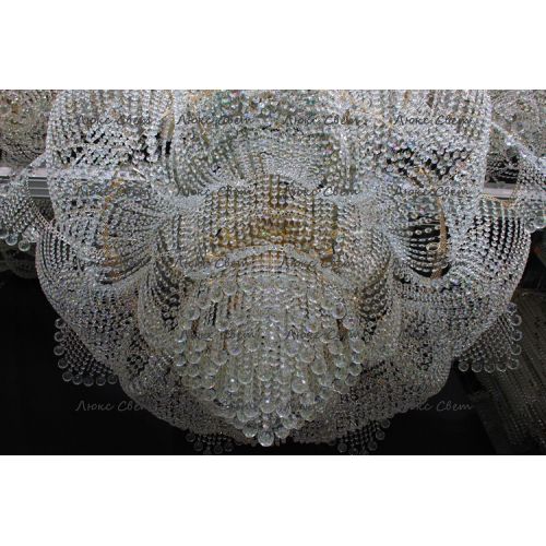 Люстра Лотос 1500 мм в Новокузнецке Гусь Хрустальный